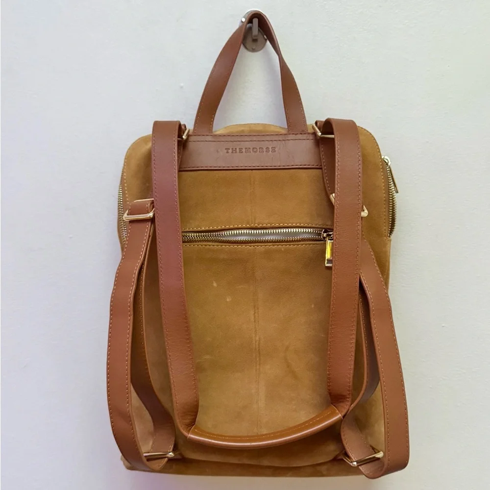 The Horse Limited Edition Caramel Suede Backpack - Picture 6 of 13